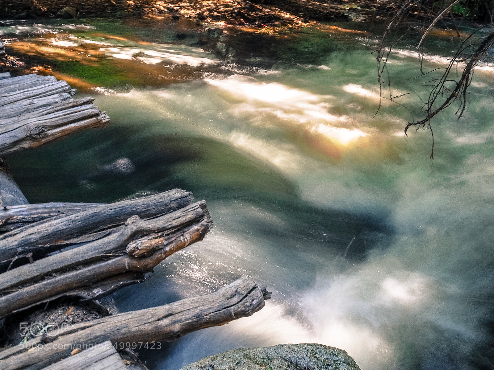 Olympus OM-D E-M5 II sample photo. Crossing stream photography