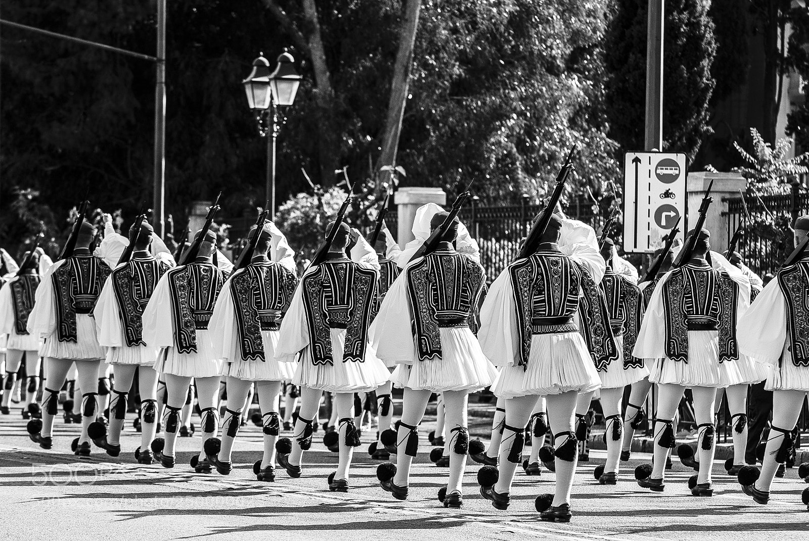 Nikon D200 sample photo. Parade of the greek photography