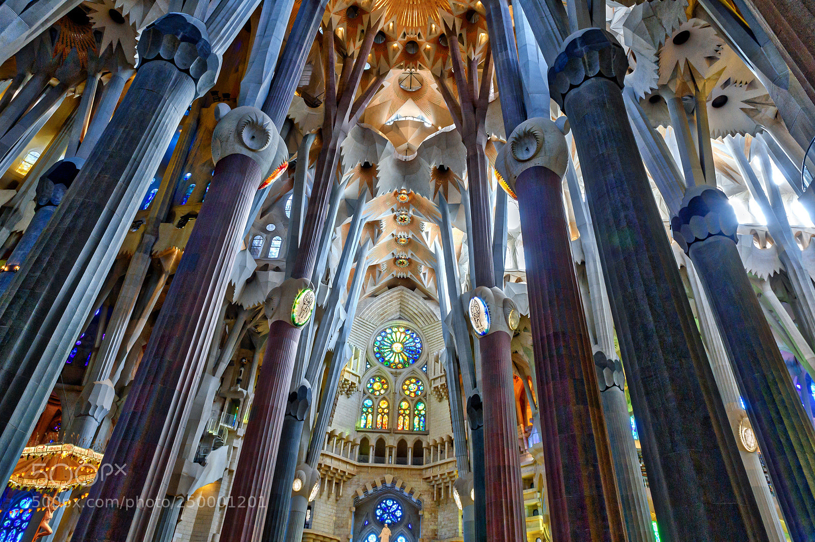 Nikon D4S sample photo. Inside sagrada familia ! photography