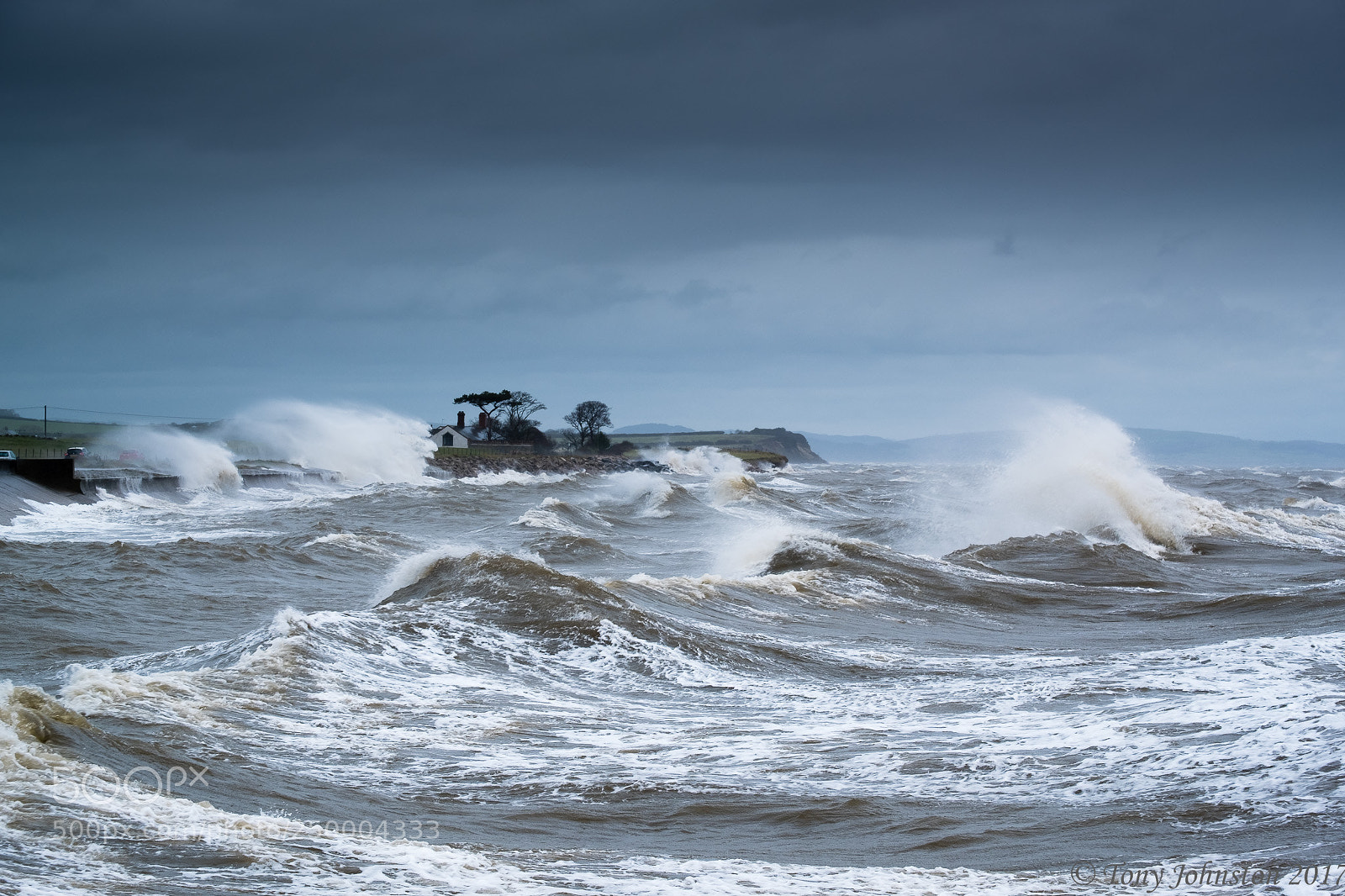 Fujifilm X-T2 sample photo. Storm brian newbiggin coast photography