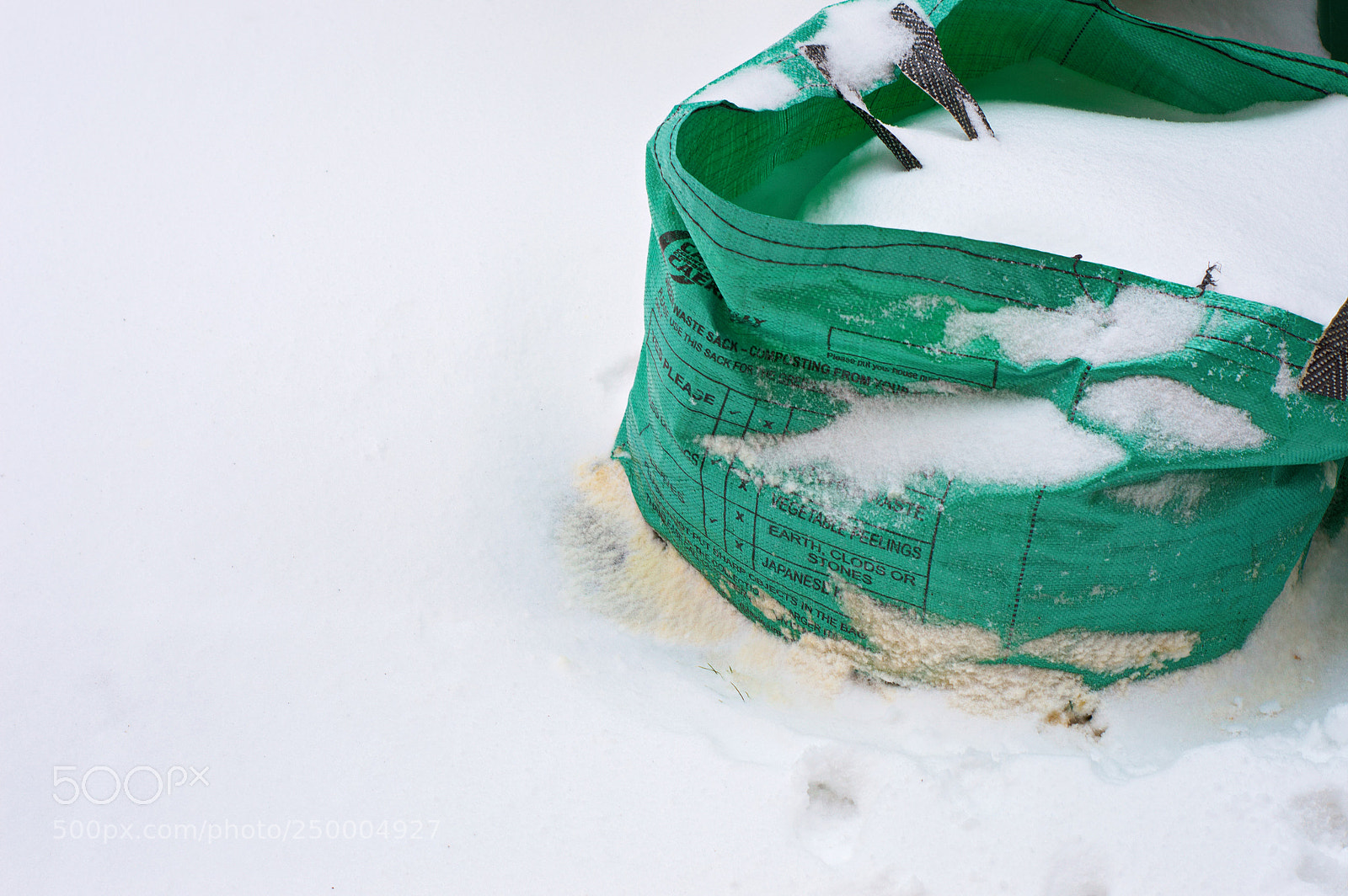 Nikon D3200 sample photo. Bagged snow photography