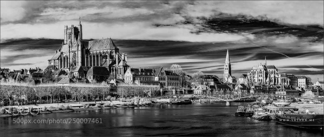Sony Alpha DSLR-A230 sample photo. Panoramic infrared landscape view photography