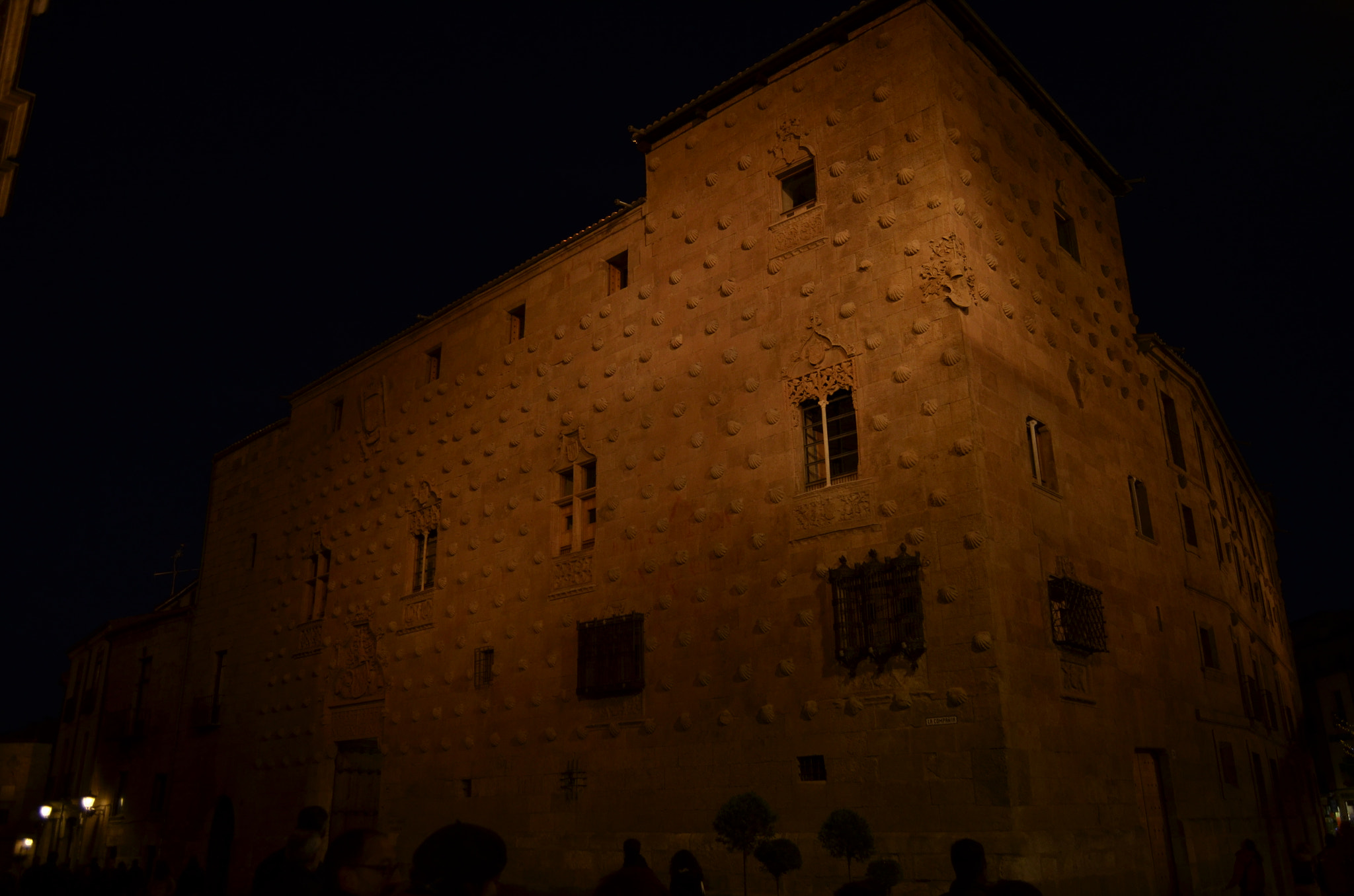 Nikon D5100 + Nikon AF-S DX Nikkor 18-55mm F3.5-5.6G II sample photo. Salamanca la casa de las conchas photography