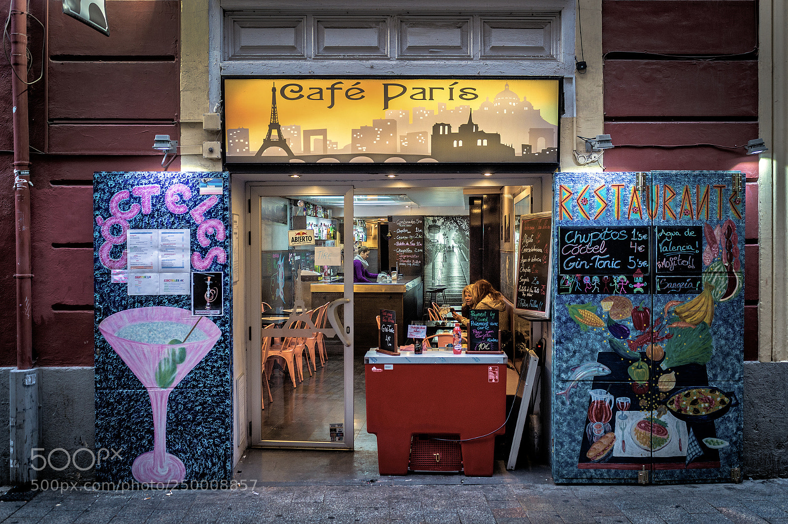 Nikon Df sample photo. The great cafe paris photography