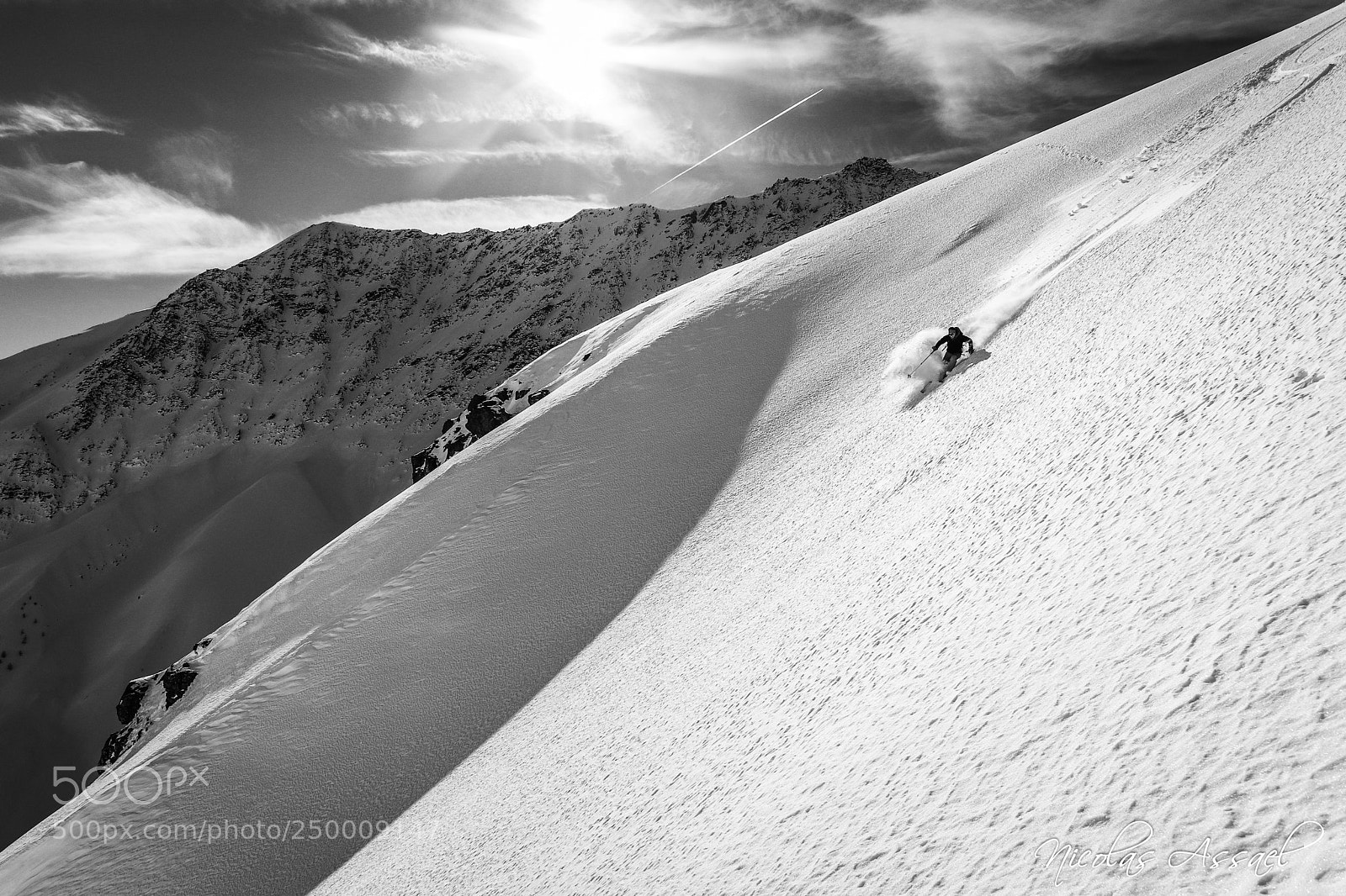 Canon EOS M5 sample photo. Wild skiing session photography