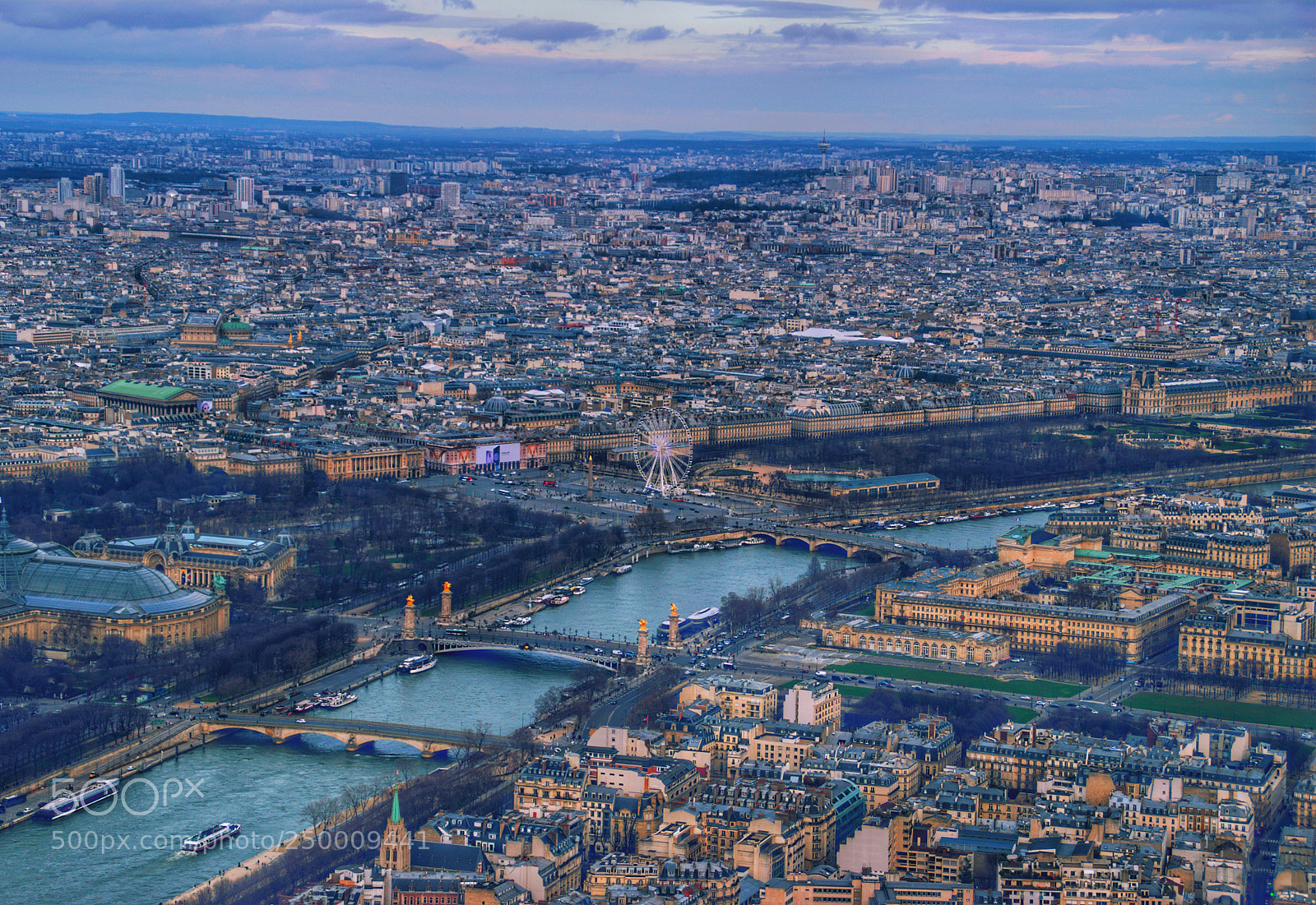 Nikon D5300 sample photo. Paris from eiffel tower photography