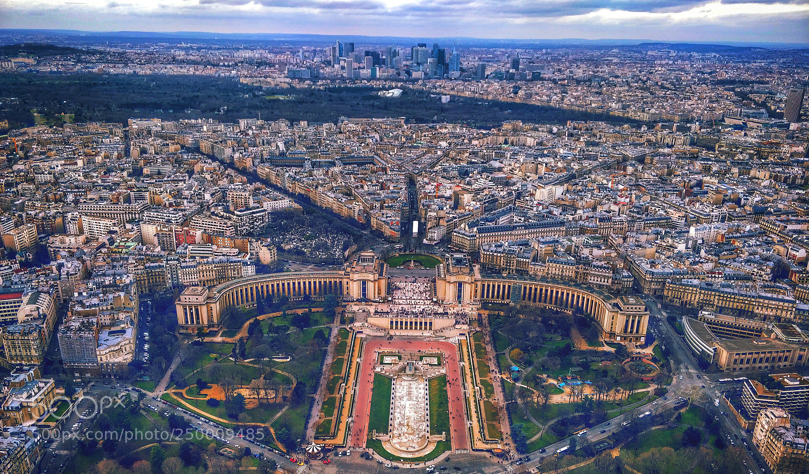 OnePlus 5T sample photo. Paris from eiffel tower photography