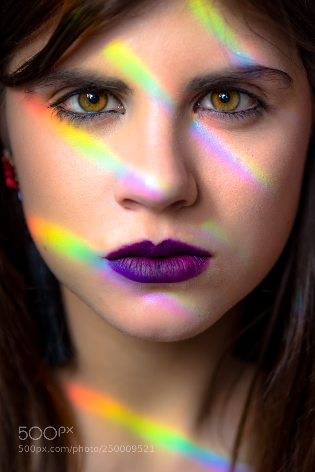 Canon EOS 5D Mark IV sample photo. Rainbow face photography