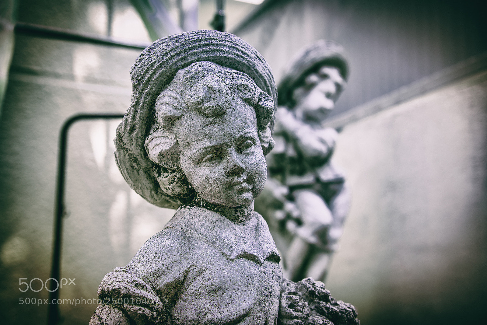 Nikon D800E sample photo. Statue of a child photography