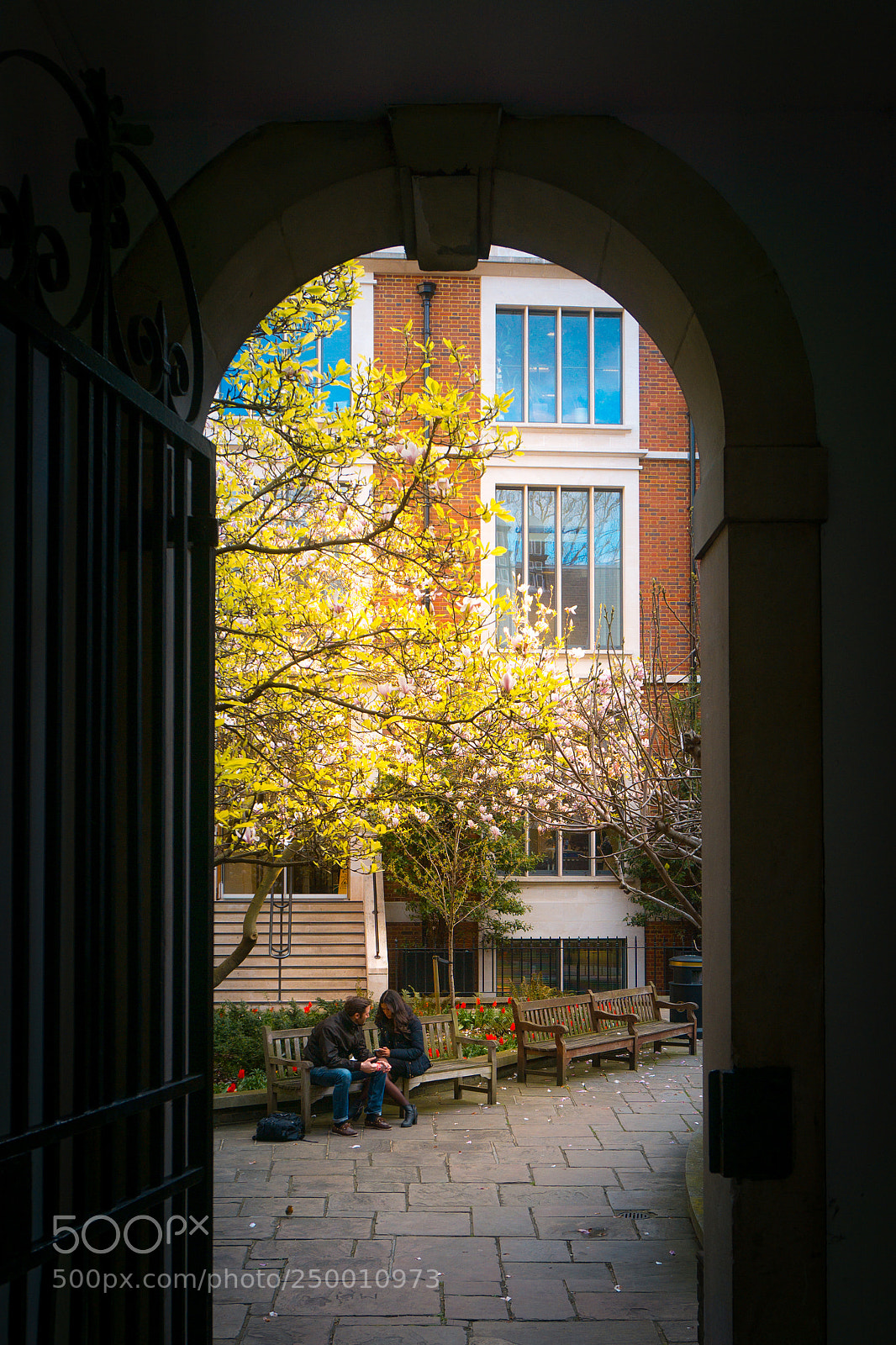 Sony a6000 sample photo. Couple sits under a photography