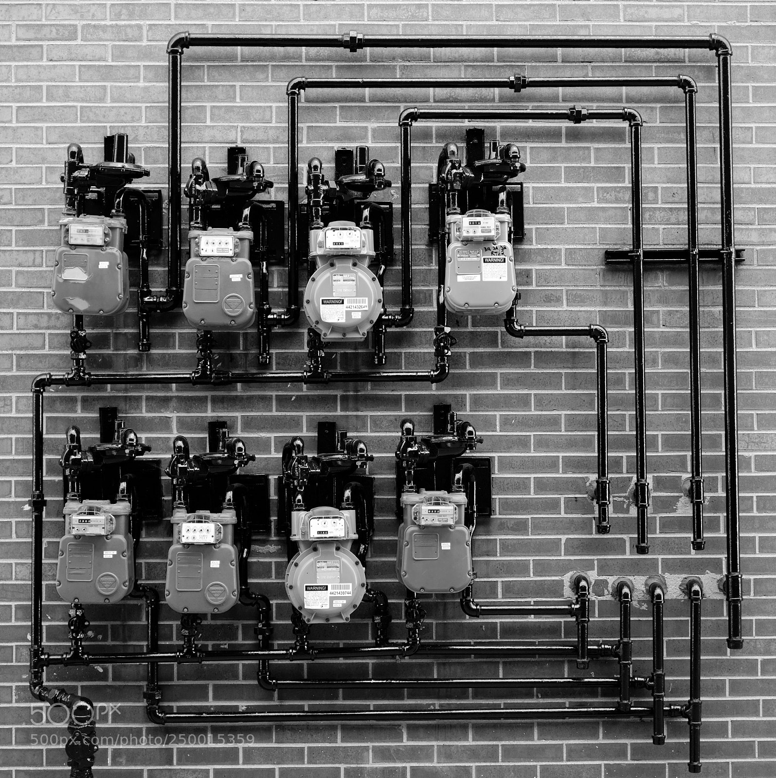 Fujifilm X-T10 sample photo. Gas meters photography