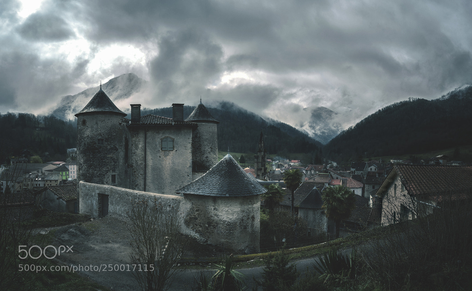 Nikon D5500 sample photo. Dark castle photography