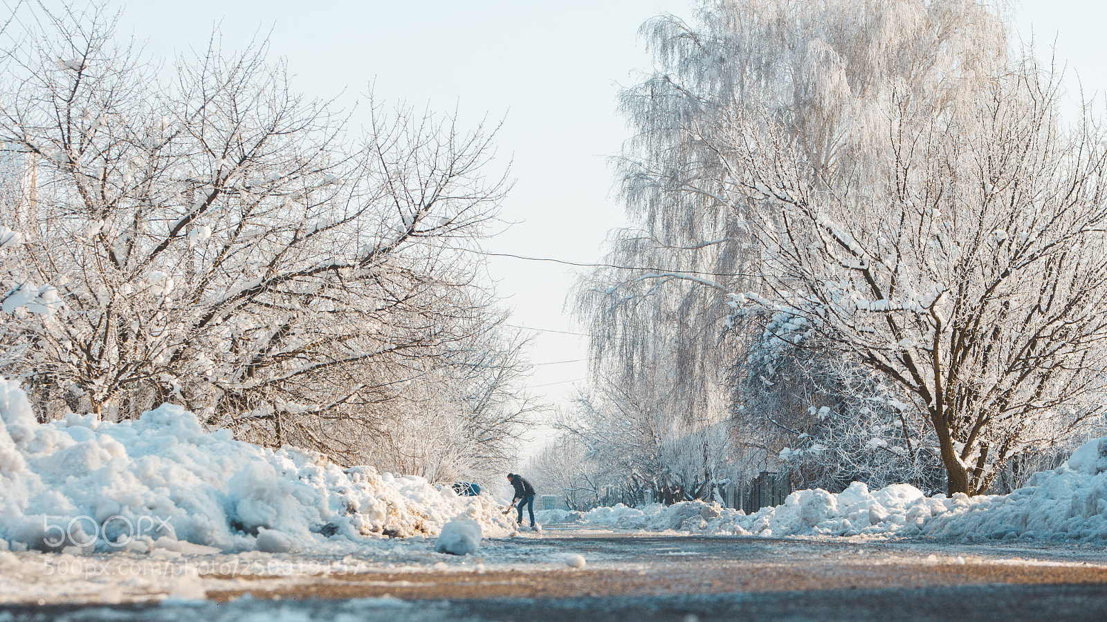 Canon EOS 60D sample photo. Snowy street photography