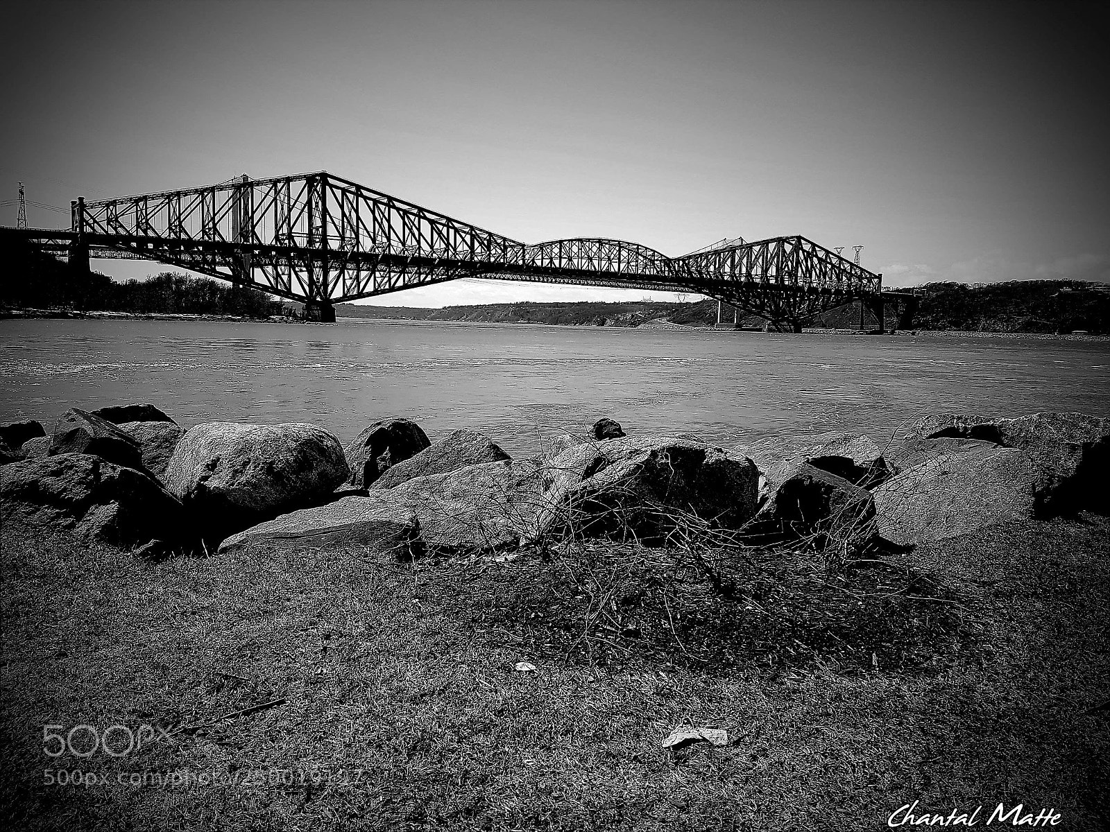 Samsung Galaxy S7 sample photo. Quebec bridge photography