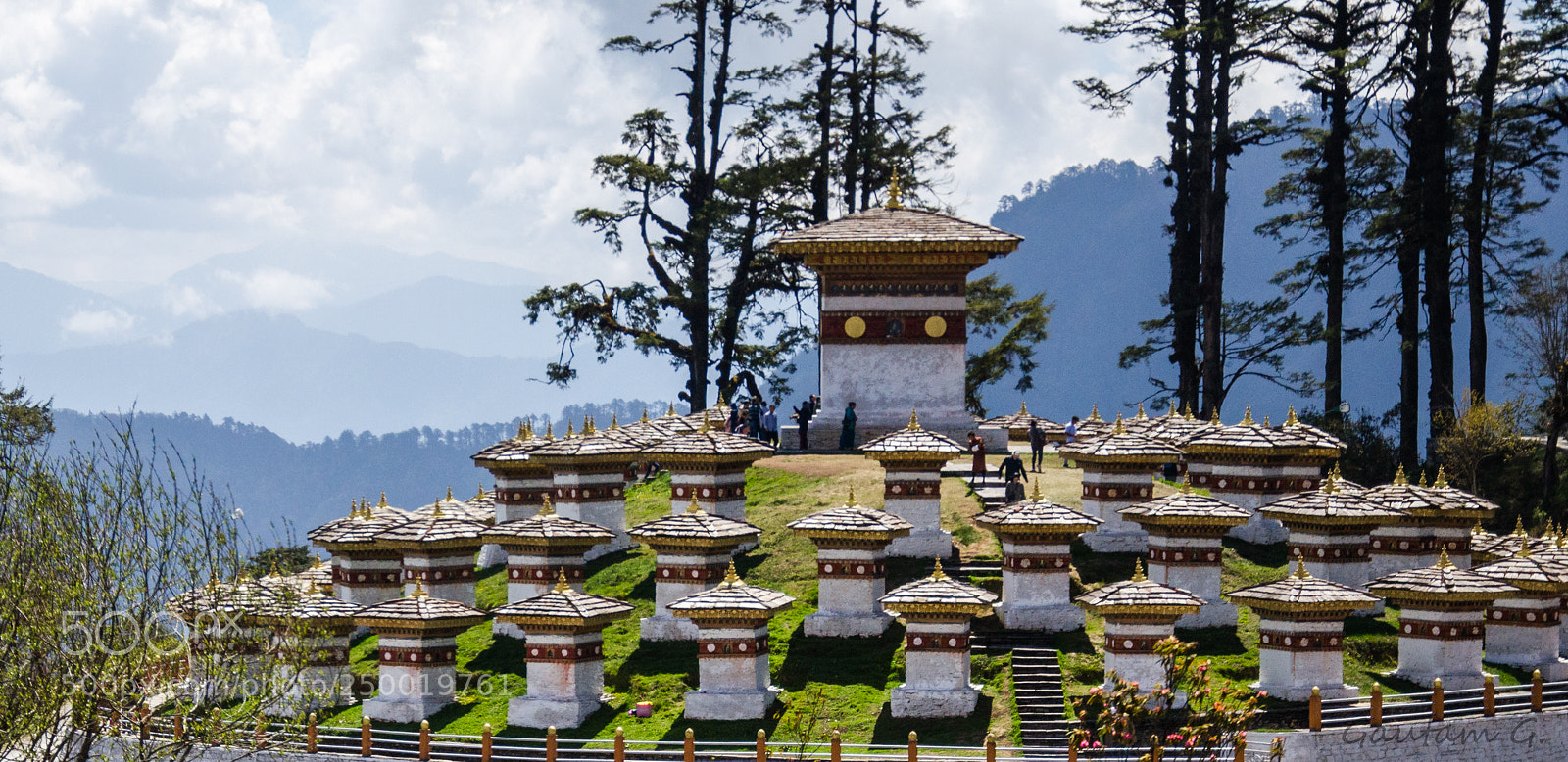 Nikon D7000 sample photo. Dochula chorten photography