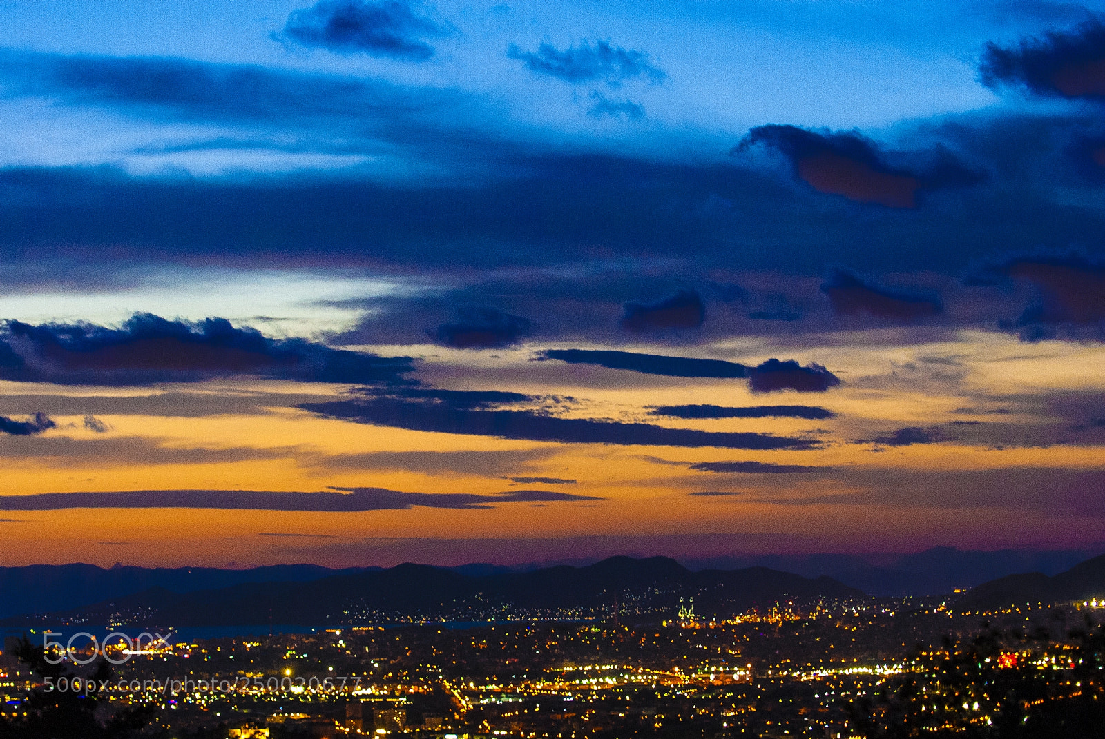Nikon D200 sample photo. Sailing clouds over athens photography