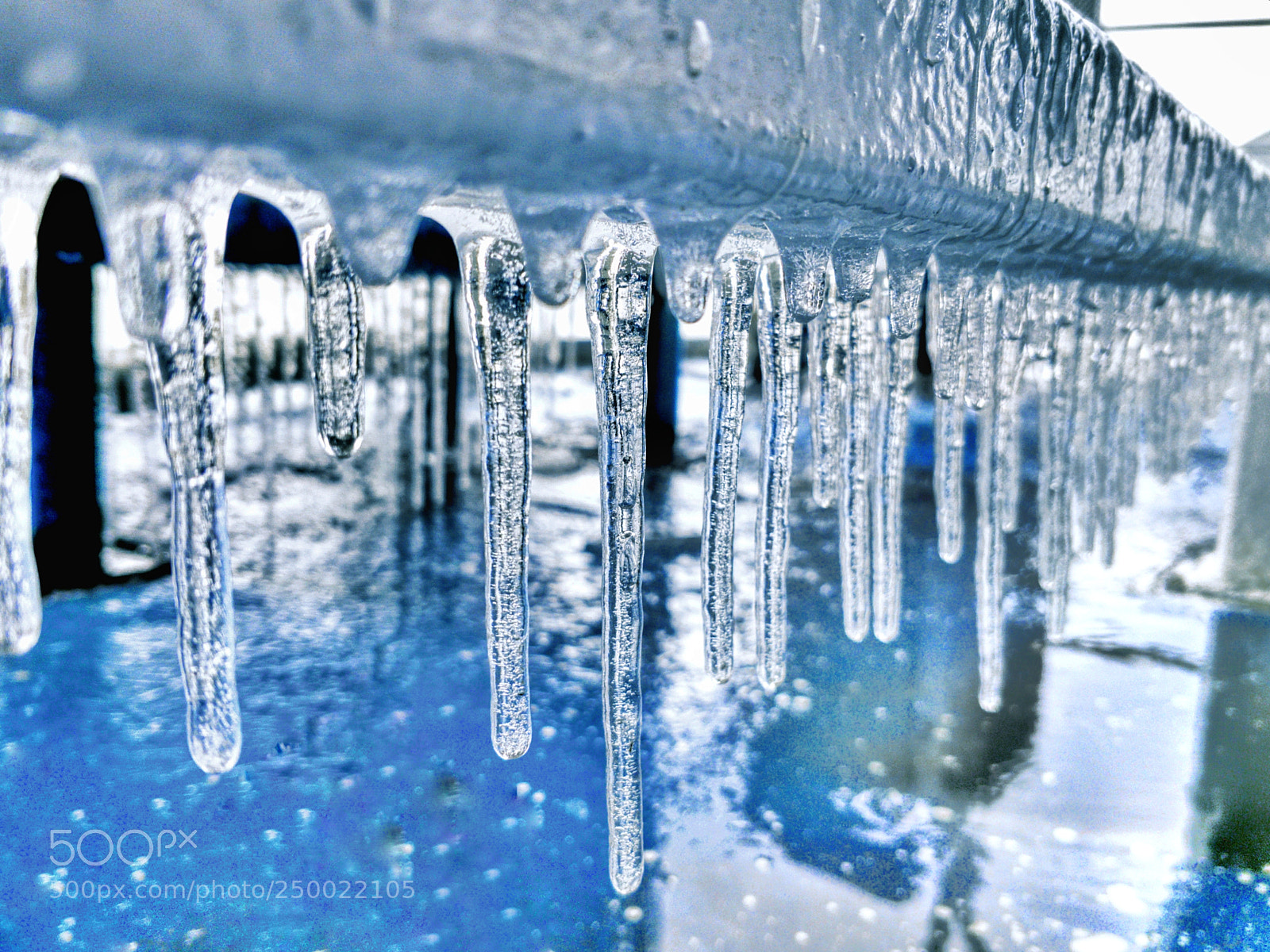 OnePlus 5 sample photo. Ice photography