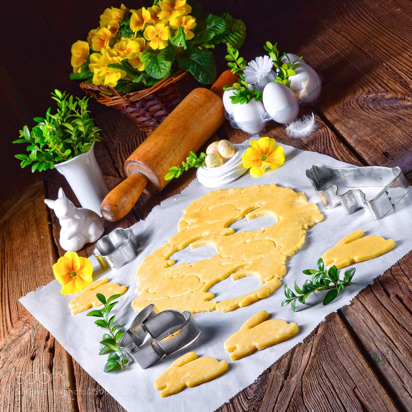 Nikon D810 sample photo. Raw easter cookies photography