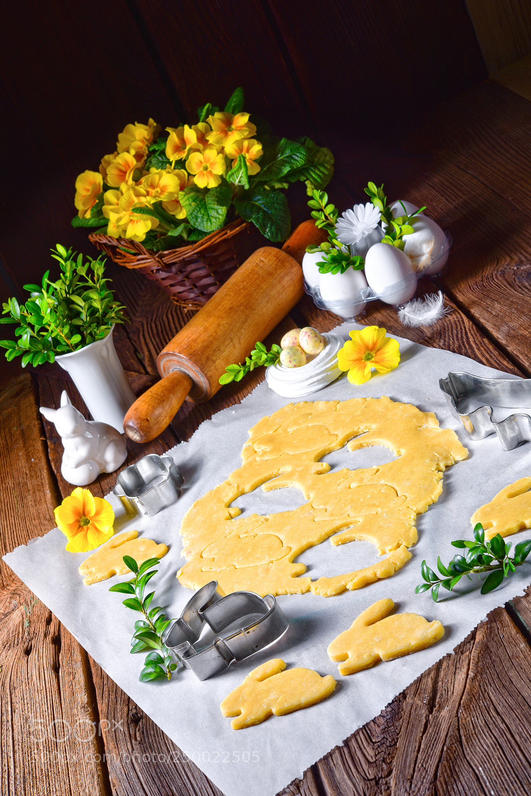 Nikon D810 sample photo. Raw easter cookies photography