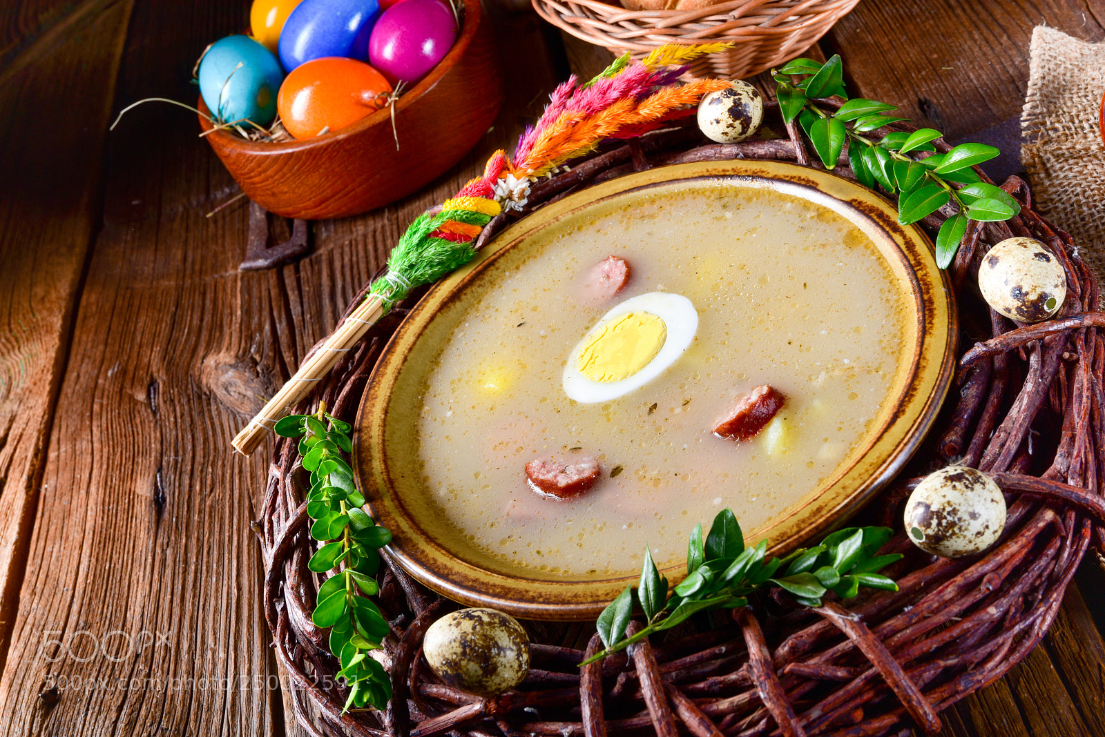 Nikon D810 sample photo. Sour rye soup photography