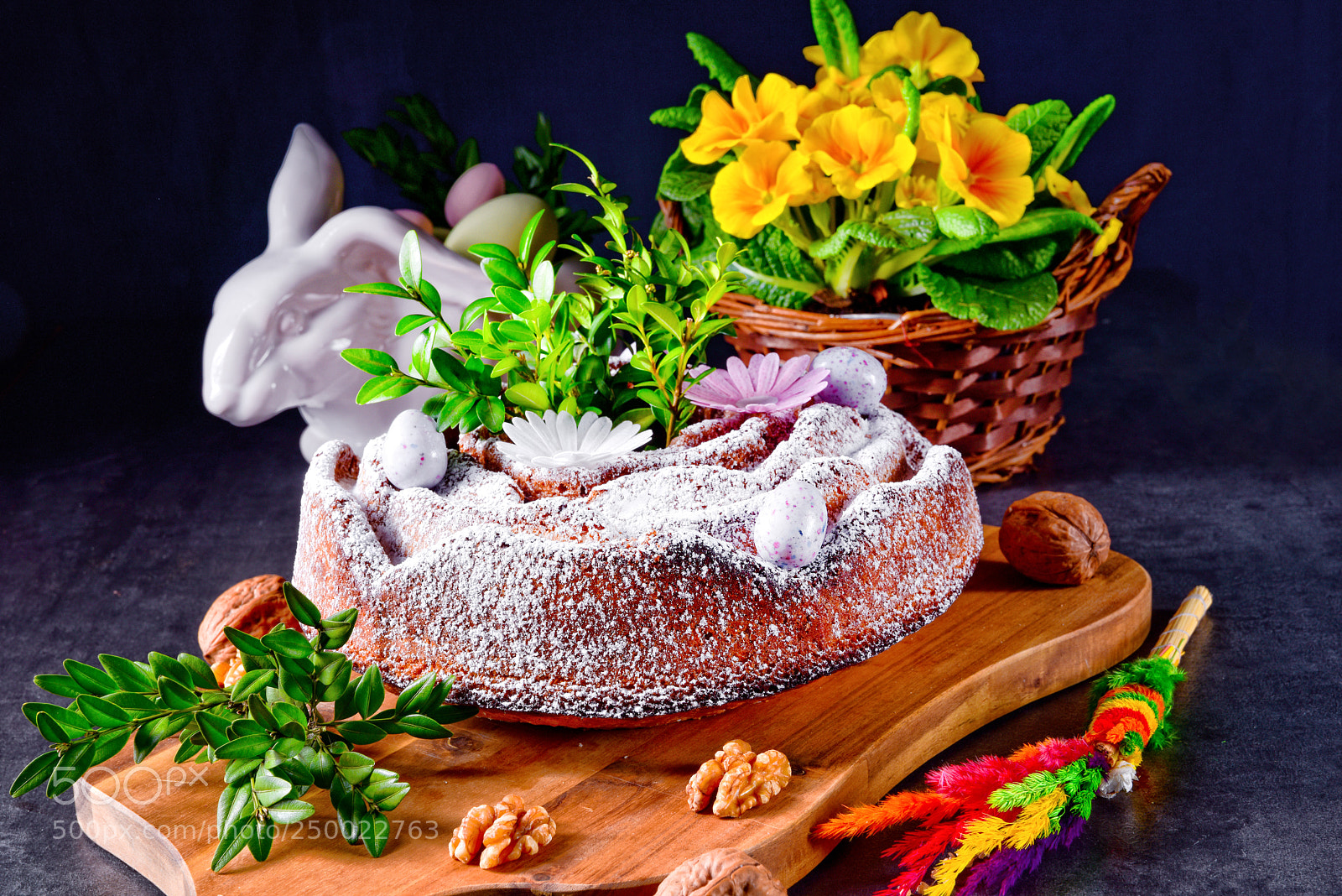 Nikon D810 sample photo. Traditional polish easter cake photography
