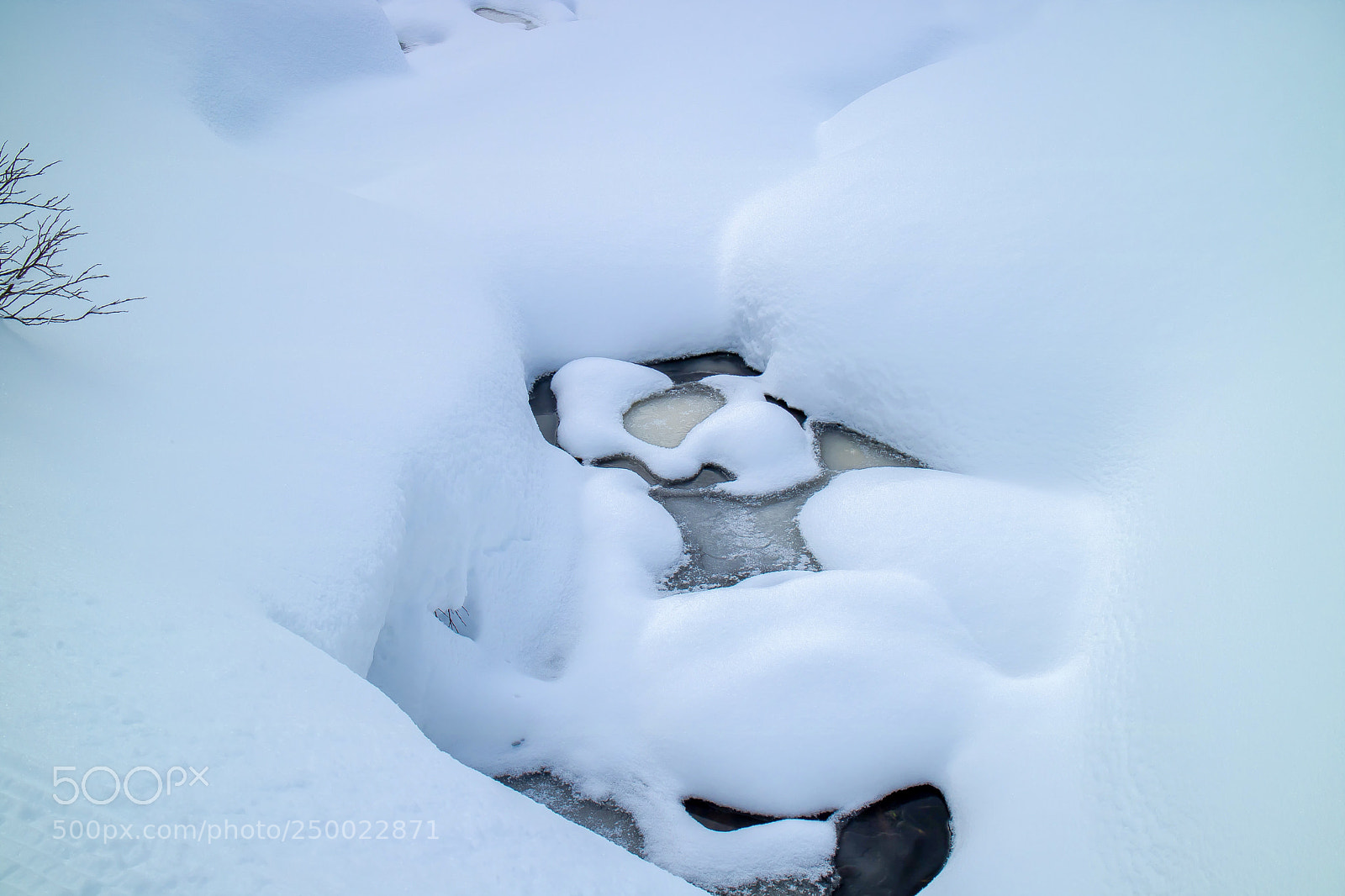 Canon EOS M3 sample photo. Snow study photography