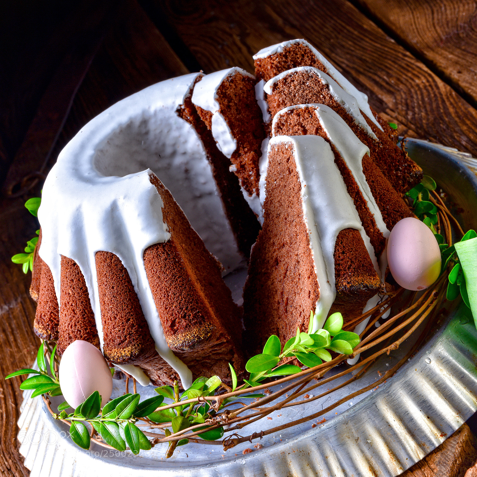 Nikon D810 sample photo. Delicious chocolate spring cake photography