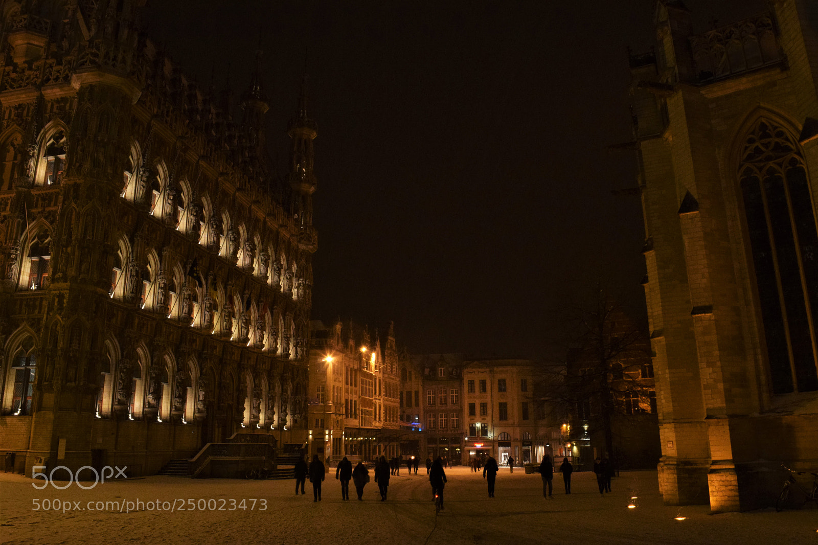 Nikon D3300 sample photo. Winter night in leuven photography