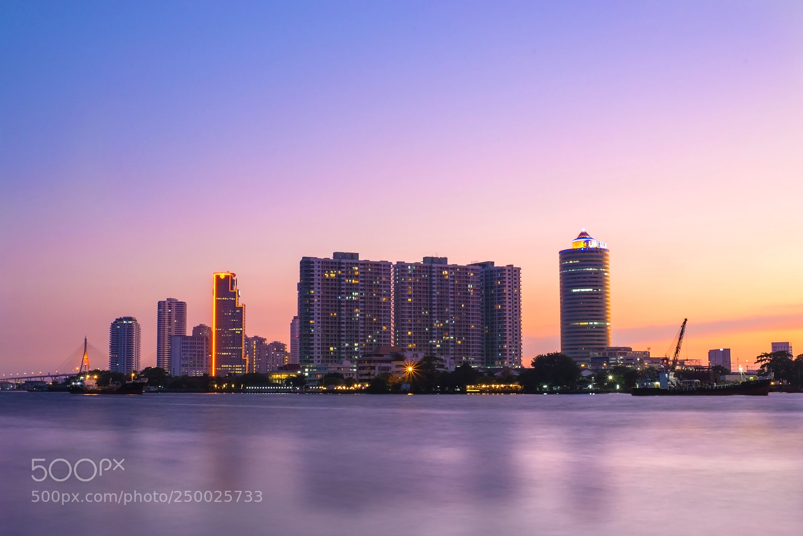 Nikon D610 sample photo. Bangkok view from wat photography