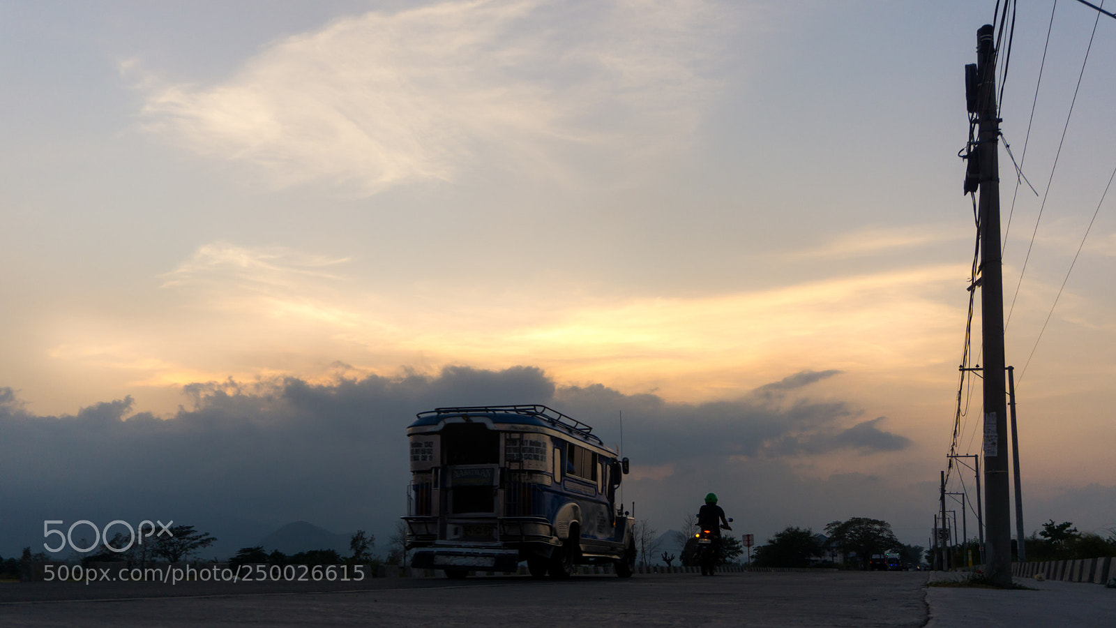 Sony a6000 sample photo. Road shoulder sunset photography