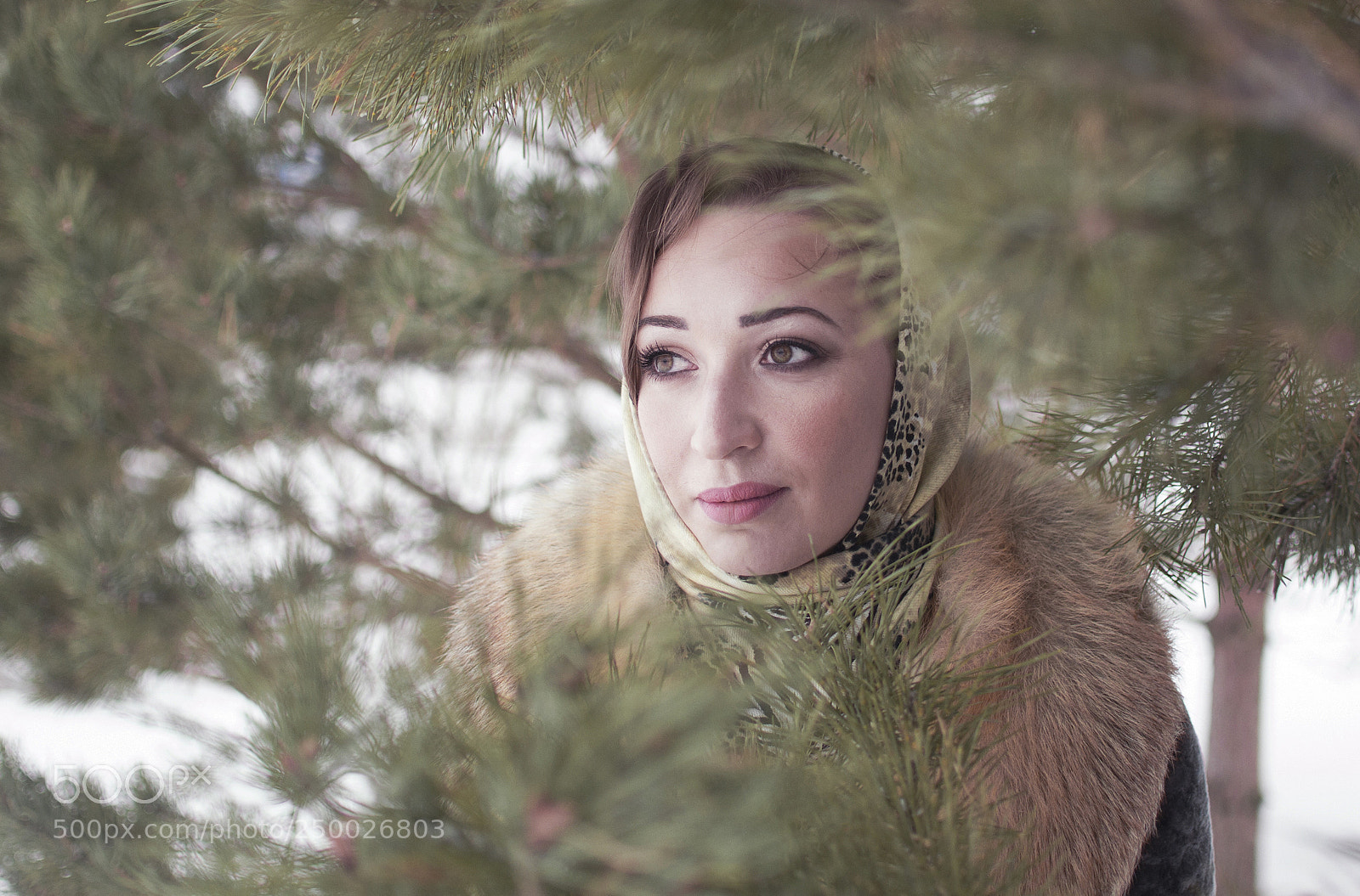 Nikon D90 sample photo. Winter portrait photography