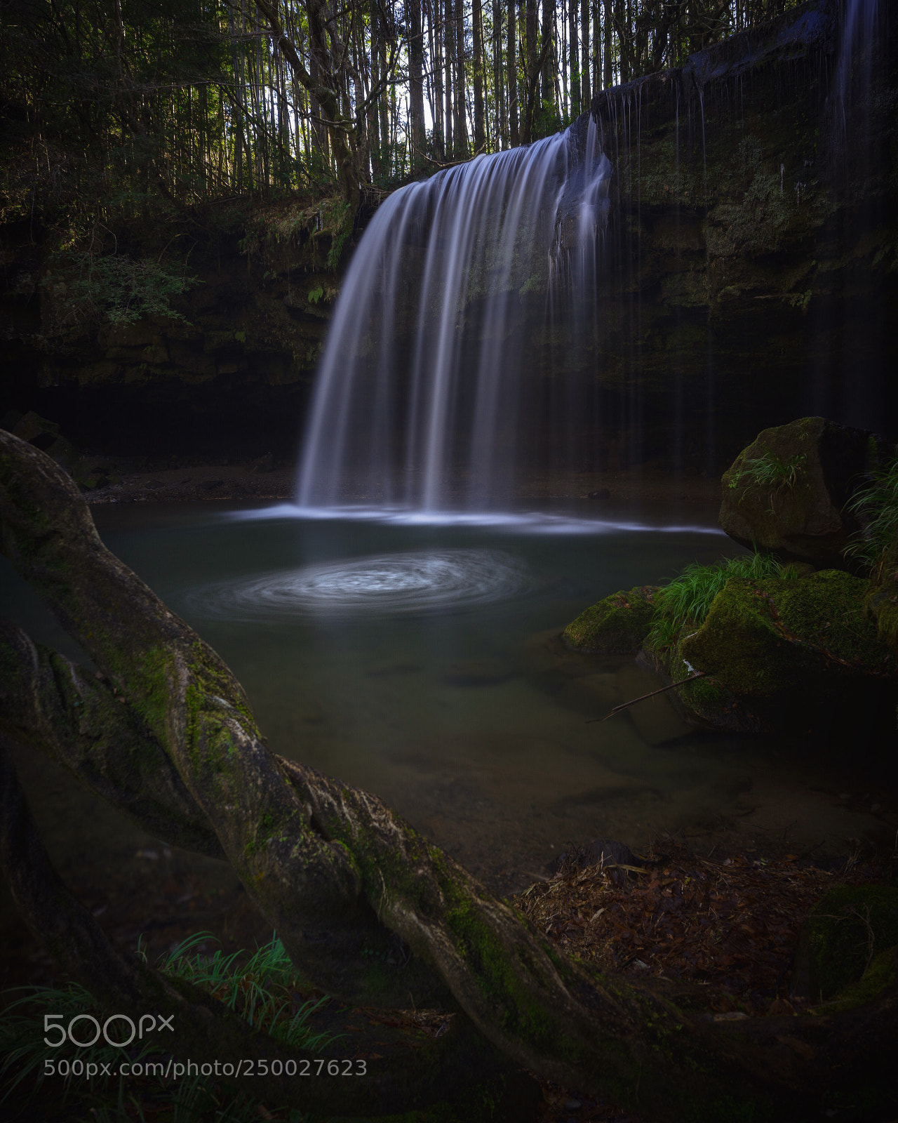 Sony a7 II sample photo. Japanese waterfall photography