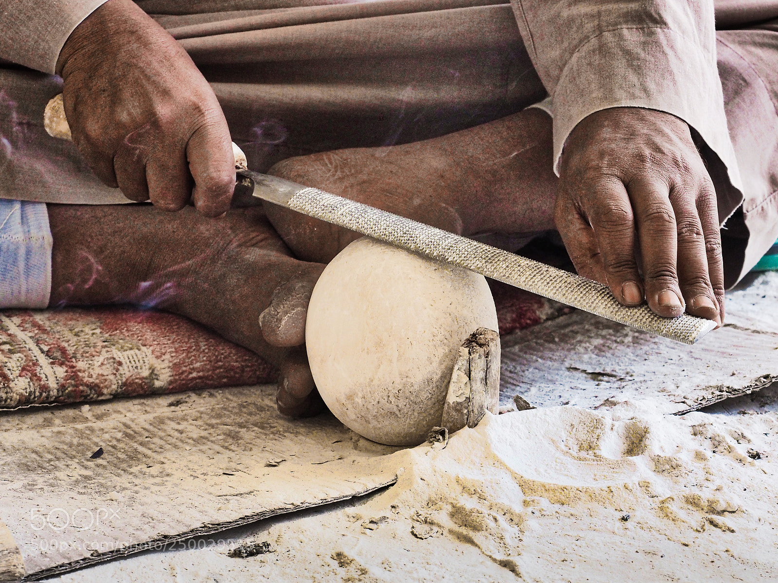 Olympus OM-D E-M1 sample photo. Egyptian pottery making in photography