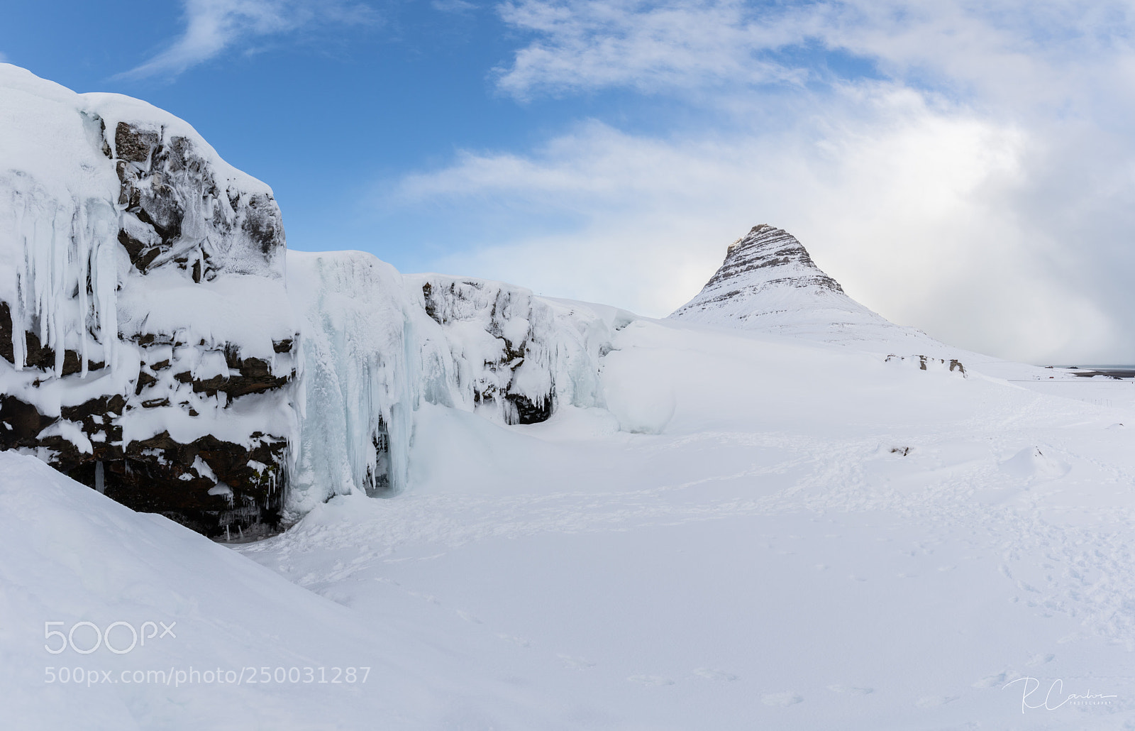 Canon EOS 6D Mark II sample photo. Frozen waterfall photography