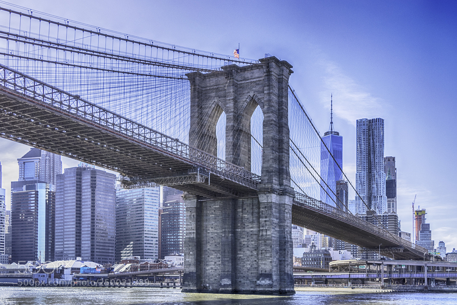 Nikon D3300 sample photo. Brooklyn bridge photography