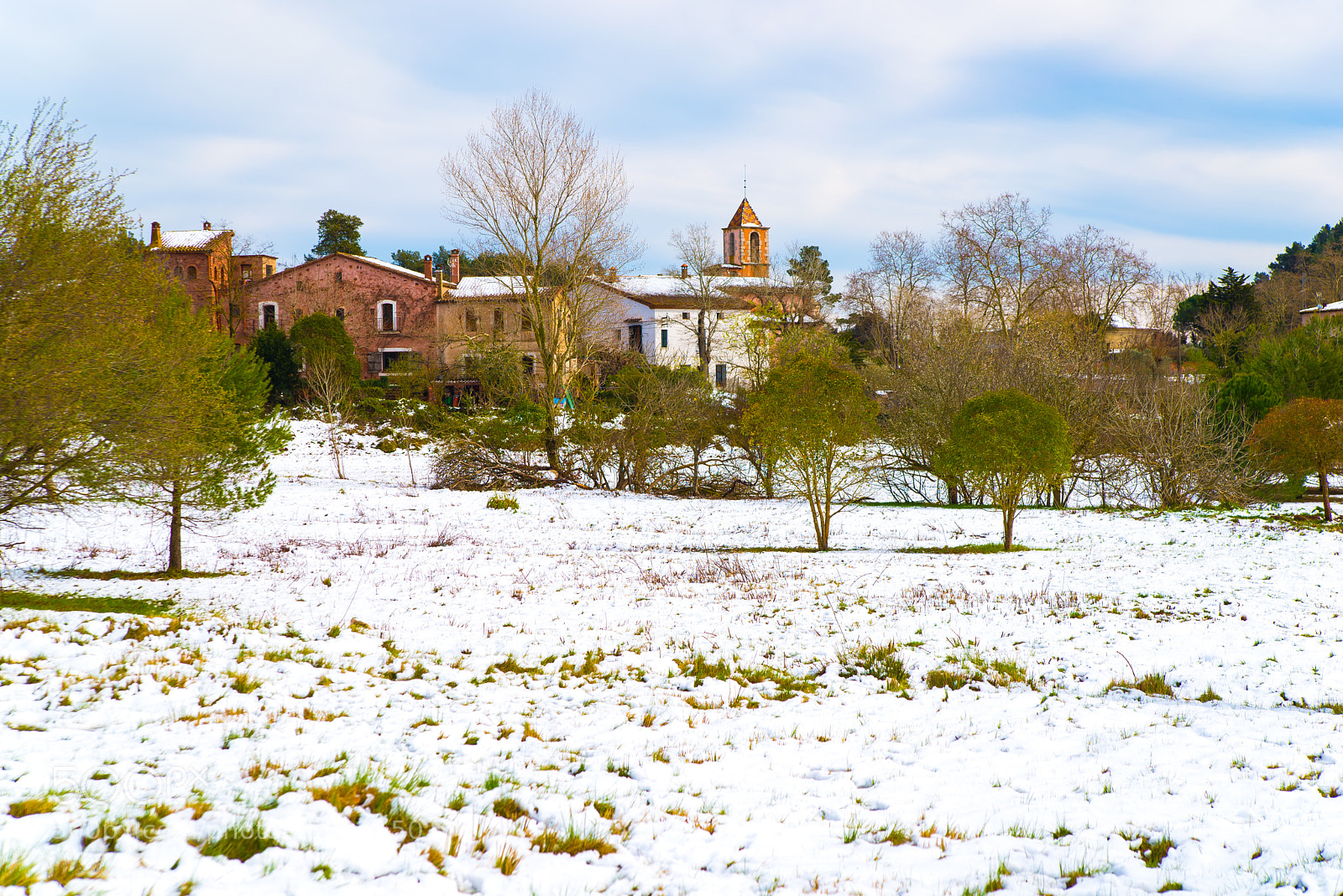 Nikon D610 sample photo. Begues snow photography