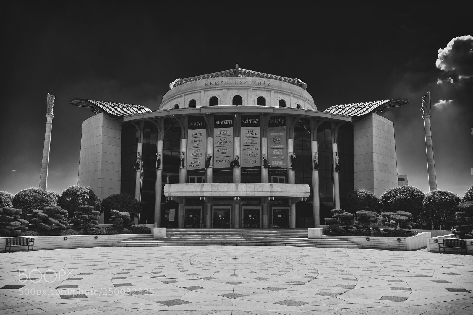 Nikon D5200 sample photo. Hungarian national theatre photography