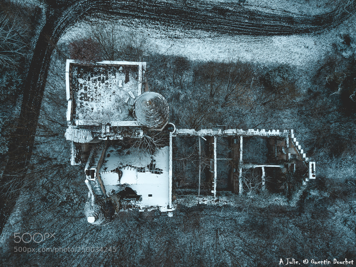 DJI FC220 sample photo. Abbaye de saint-nicolas aux photography