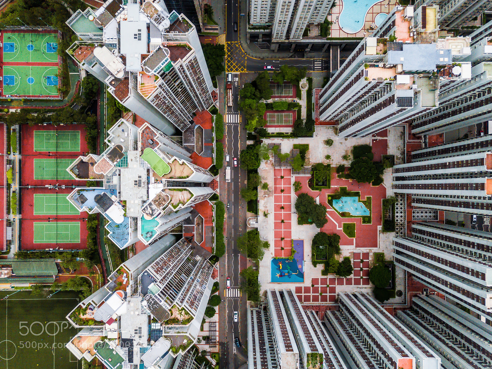 DJI FC220 sample photo. Hong kong from above photography
