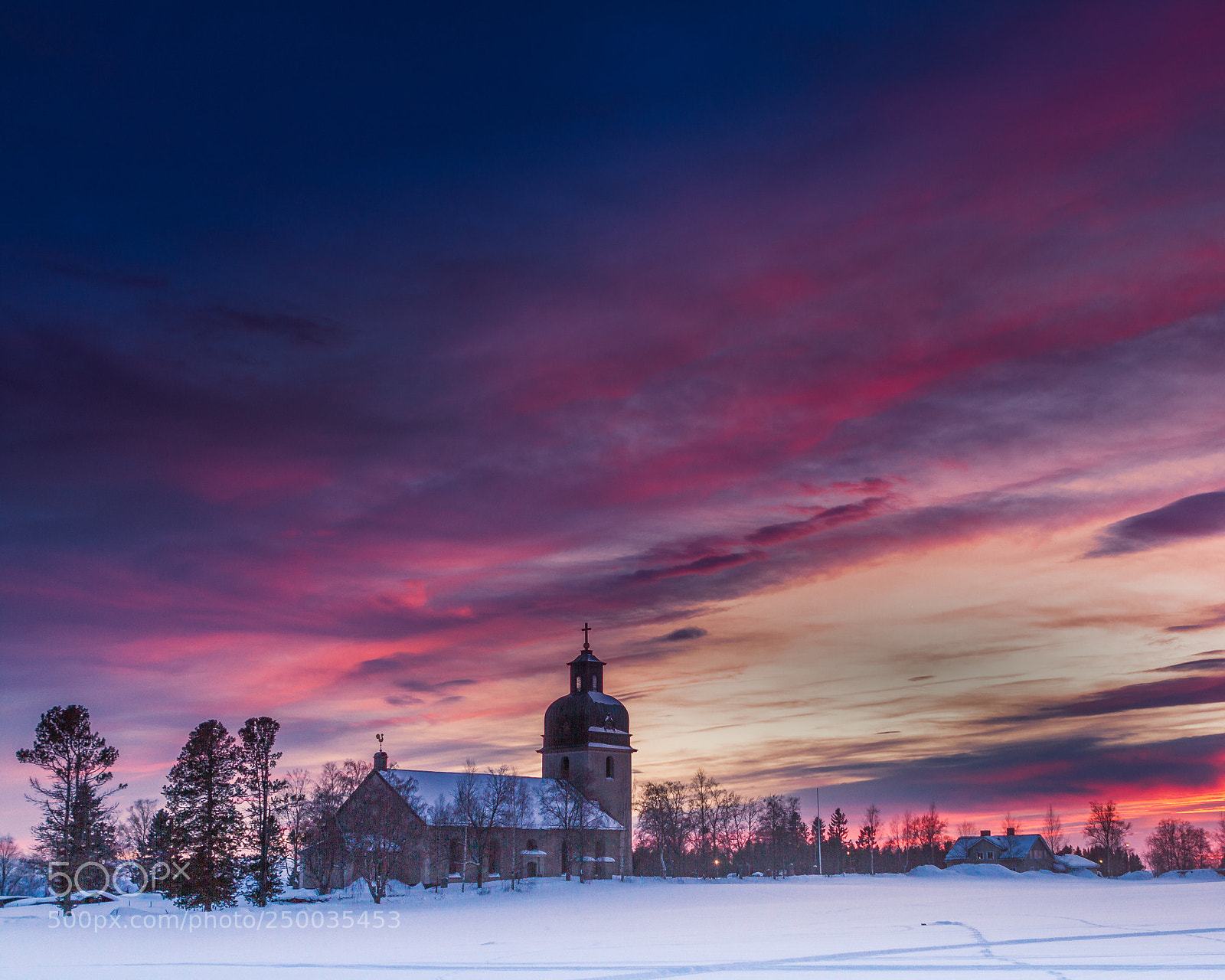Canon EOS 7D sample photo. Sunset over sweden photography