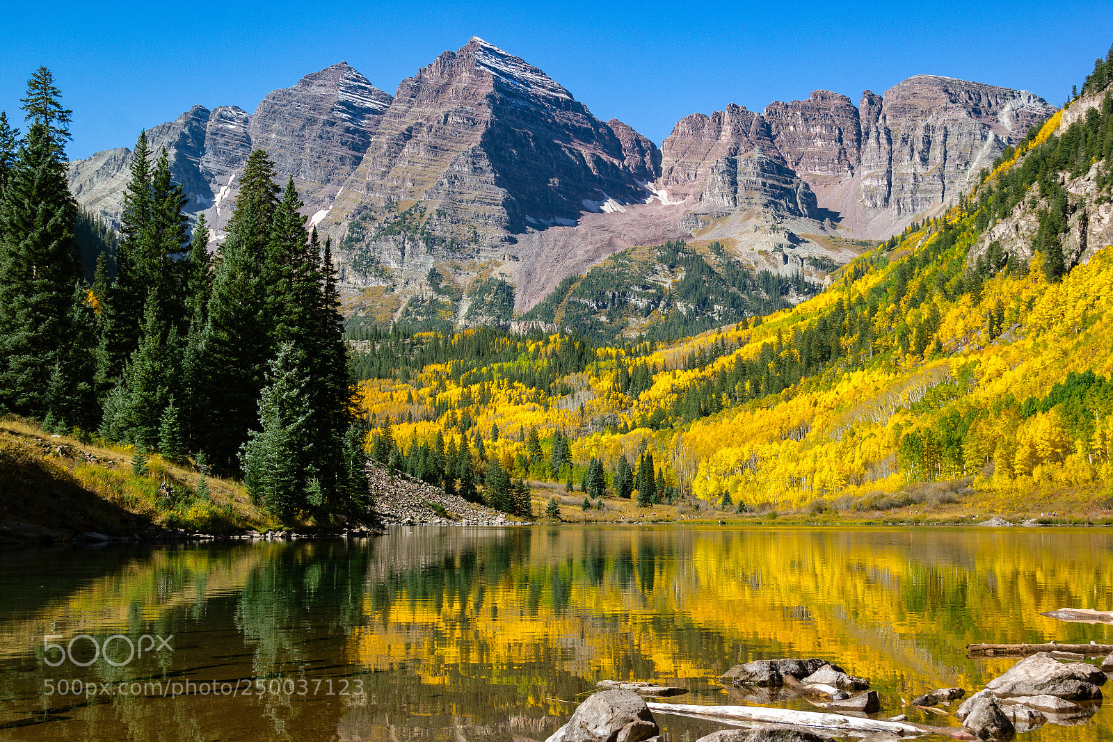 Canon EOS 60D sample photo. Maroon bells in autumn photography