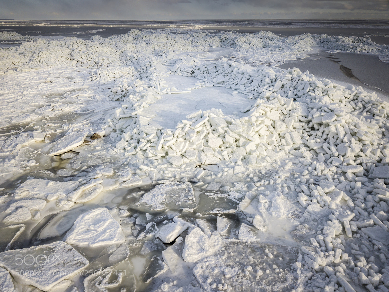DJI FC220 sample photo. Winter seascape 3 photography