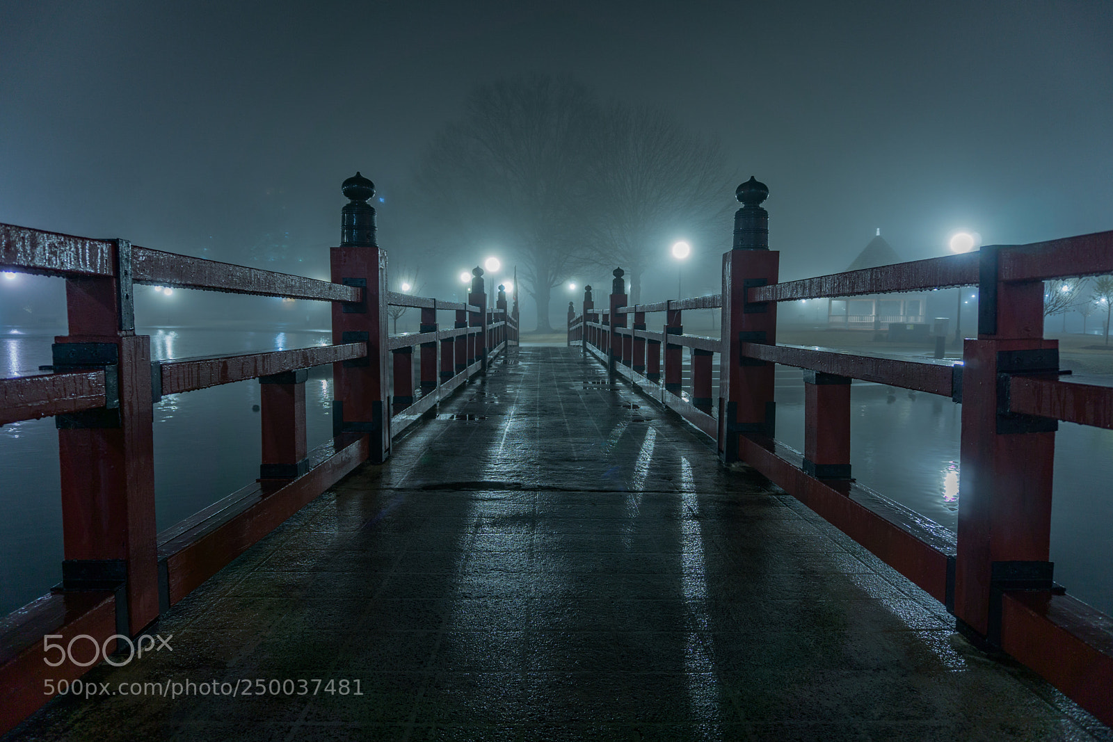 Sony a6000 sample photo. Foggy bridge photography