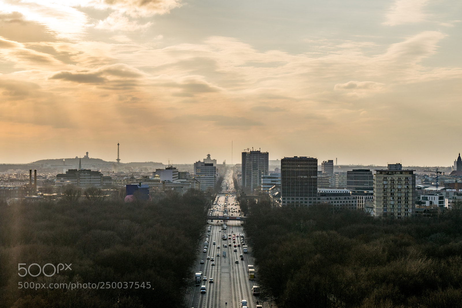 Nikon D3300 sample photo. Sunset over berlin photography