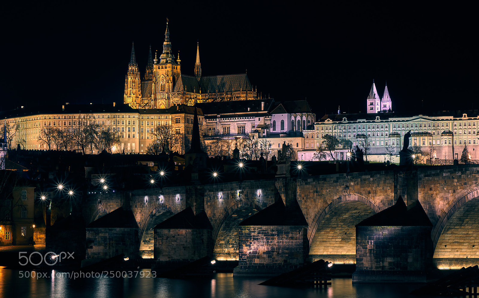 Sony a6000 sample photo. Malá strana night view 1 photography