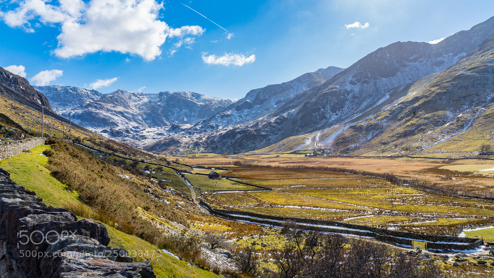 Sony a7R sample photo. Approaching bethesda, wales photography