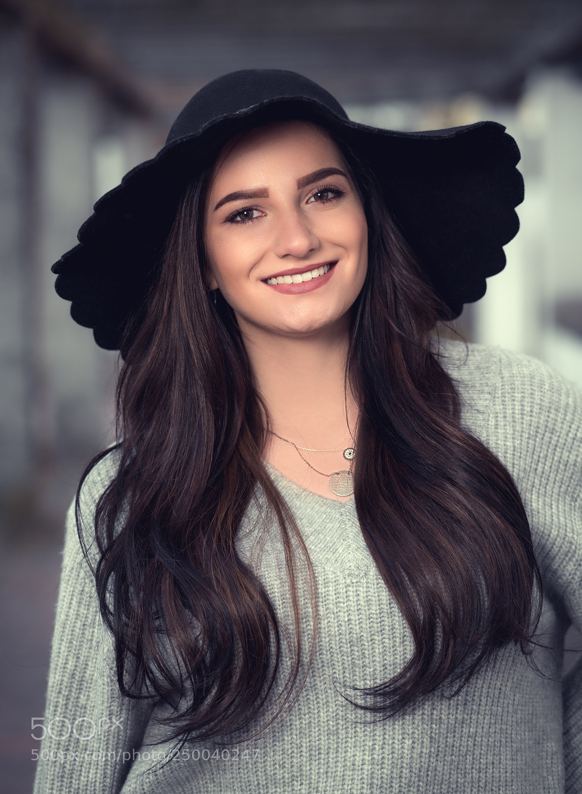 Sony a7R II sample photo. Girl with hat 2 photography