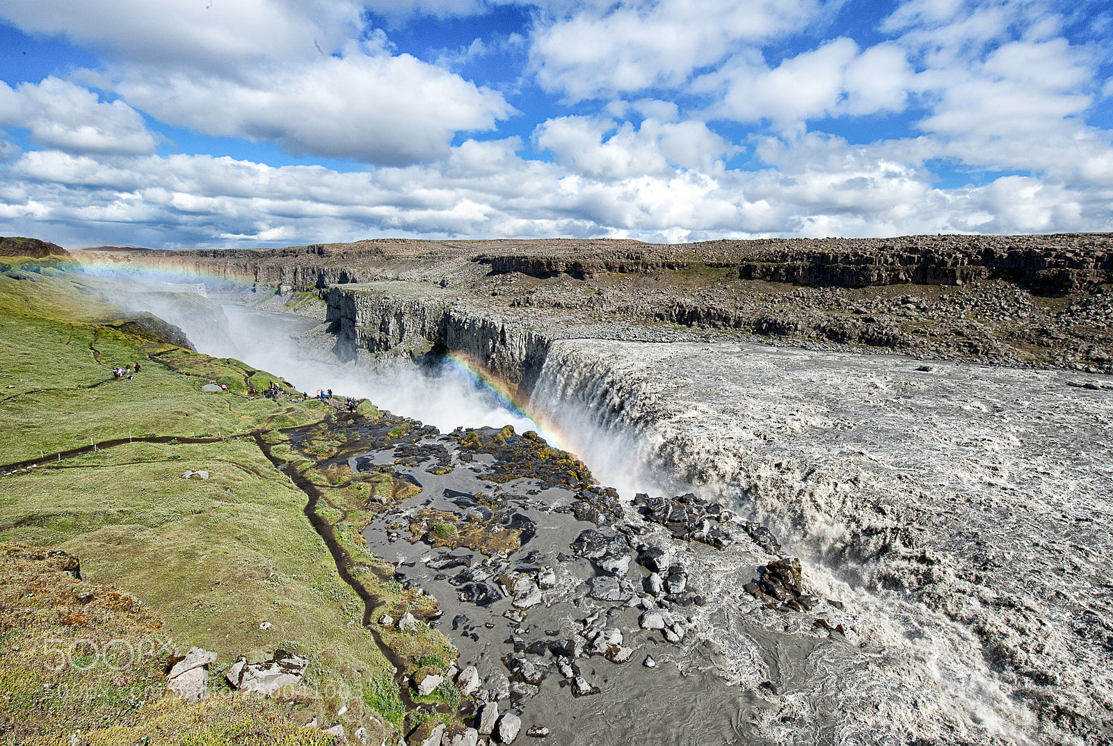 Nikon D3 sample photo. Mighty dettifoss, iceland photography