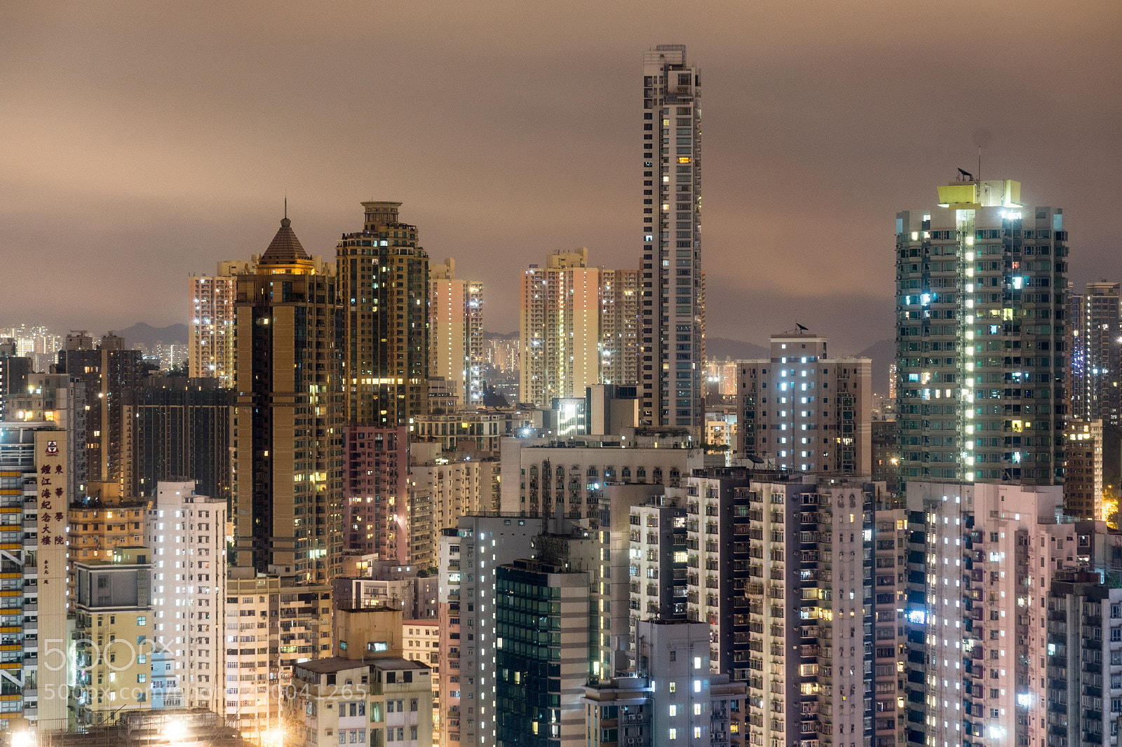 Sony a7R sample photo. Night in mongkok photography
