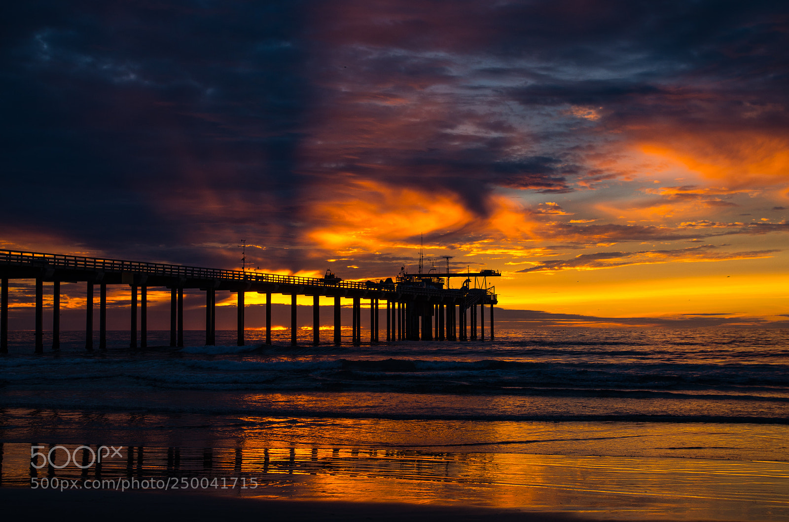 Pentax K-50 sample photo. Pier bei sonnenuntergang photography